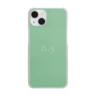 「Birth Day Colors」バースデーカラーの専門店の6月5日の誕生色「ミン」 Clear Smartphone Case