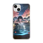 未来アニメスタジオのAIキャラクター18 Clear Smartphone Case