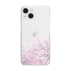 sakura365のSAKURA365 桜の木 Clear Smartphone Case