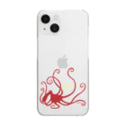 oba:obaの触手を伸ばす蛸 Clear Smartphone Case