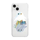 POP_XDのおばけくん Clear Smartphone Case