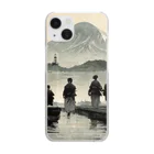 Spl_MuteのFishing For Fuji Clear Smartphone Case