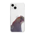 【ゆいみん】オカメインコとキノコの雑貨屋さんの荒ぶるオカメインコ Clear Smartphone Case