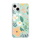 Playful Planetのflower 2 Clear Smartphone Case