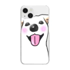 kyu-pittoのうちのわんこ（ノーマルver ） Clear Smartphone Case