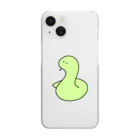 茶トラ500％のゆるいへびさん。 Clear Smartphone Case