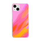 1080shopのARTモドキ参 Clear Smartphone Case