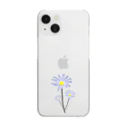 vertebra33の野に咲く花 Clear Smartphone Case