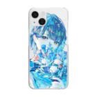 萩森じあの青と花束 Clear Smartphone Case