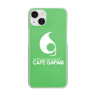 CAFE GAPAO THE SHOPのカフェガパオ公式ロゴグッズ クリアスマホケース