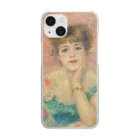 世界美術商店の女優ジャンヌ・サマリーの肖像 / Portrait of the Actress Jeanne Samary Clear Smartphone Case