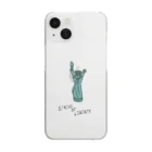 とある丸眼鏡の描き散らしのSTATUE OF LIBERTY_透明 Clear Smartphone Case