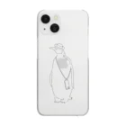ポップトーンの休日ペンギン Clear Smartphone Case