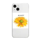 ♡BE HAPPY♡のBE  HAPPY Clear Smartphone Case