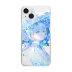 萩森じあの紫陽花 Clear Smartphone Case