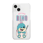 イケイケファミリーのSWEETS PARLOR DINO クリアスマホケース