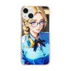 ウエスタンガールズの少女K Clear Smartphone Case