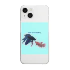 ♡BE HAPPY♡の恋する魚たち Clear Smartphone Case