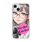 Jimiko Maiden (ジミコメイデン)の【Jimiko Maiden】メイドビューティー Clear Smartphone Case