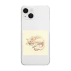 放課後屋の手紙 -ねこ- Clear Smartphone Case