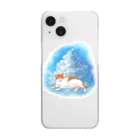 kopaさんと6匹の猫🐾にゃんこグッズのおみせのKohaku in summer Clear Smartphone Case