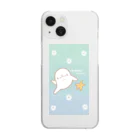 わたぐも水族館︎︎ ☁︎︎のしろいるかさん #1 Clear Smartphone Case