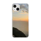 絶景チャンネル@写真の江ノ島からの海 Clear Smartphone Case