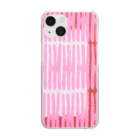 clareclaredoodleのSquiggly friends Clear Smartphone Case