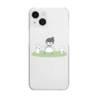 おゆこ(とある街の励ましうさぎ)のおさんぽ Clear Smartphone Case