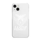 DRIPPEDのJASDF-JAPAN AIR SELF-DEFENSE FORCE-航空自衛隊ロゴ クリアスマホケース