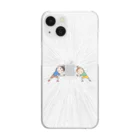 atelier OH LA LAのにぃにとオレ、指差しポーズ Clear Smartphone Case