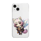 SAYURIAのPinkCat Clear Smartphone Case