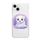 Vasetti_pressのオバケ子犬 Clear Smartphone Case