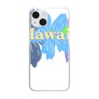 Reina_Hawaiiのフラワー Clear Smartphone Case