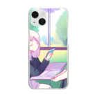 みやこのオリジナルショップのエモい大学生のカップル Clear Smartphone Case