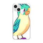 Kuronicoのbird クリアスマホケース