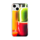 フリーポップのfruits_pop Clear Smartphone Case