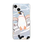 ゲレゲレの空飛ぶペンギン Clear Smartphone Case