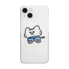 _zombieのジーパンねこ Clear Smartphone Case