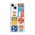 空想レトロ看板店のレトロ看板１ Clear Smartphone Case