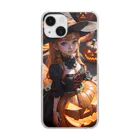 まる屋のハロウィンと見習い魔女 Clear Smartphone Case