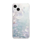 ほろ子のお花屋さんのRain-soaked blossoms Clear Smartphone Case