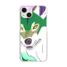 Billion HackのWild Wolf Clear Smartphone Case