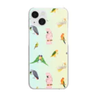 甘えん坊オカメインコのとにかくインコが好き！ Clear Smartphone Case