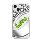 BunnyBloomのRing of love Clear Smartphone Case