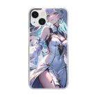 kazu@AIイラストのオリジナルキャラクター Clear Smartphone Case