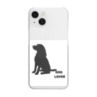 DOG LOVERのDOGLOVERのアイテム Clear Smartphone Case