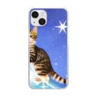 ふあもこキャットランドのステラキャットチェイサー Clear Smartphone Case