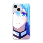 the blue seasonのるな (Luna) Clear Smartphone Case