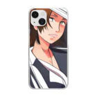 NOBIIDAの帽子と女性 Clear Smartphone Case